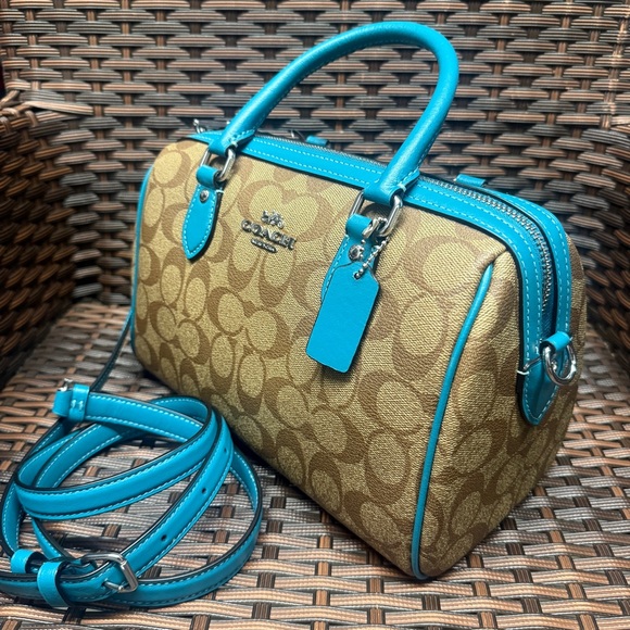 Coach Rowan Satchel In Signature Canvas ch280 - Picture 2 of 8